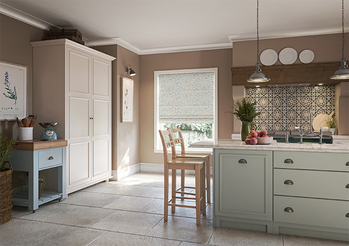 Malory, Aqua - Twist&Fit Roman Blind - Image 7